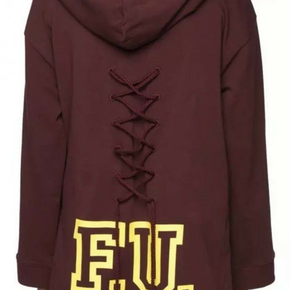 Puma Fenty University By Rihanna Back Lacing Hoodie Womens Pullover Medium - Picture 8 of 8